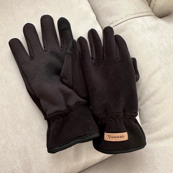 New Gerry Men’s Cold Weather Gloves Black - Picture 4 of 6